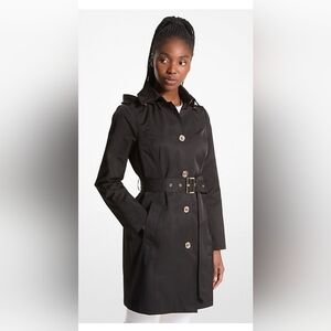 MICHAEL Michael Kors Black Trench Coat